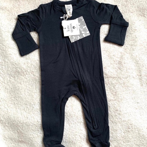 Kate Quinn Footie, Organic cotton, 0-3m, sleeper, gender neutral zippy NWT - Picture 1 of 2